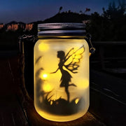 Lanterna a energia solare, Mostof IP44, impermeabile all'acqua, per esterno, vaso di vetro, alimentata da energia solare, per terrazza, prato, festa, illuminazione, giardino, decorazione (calda)