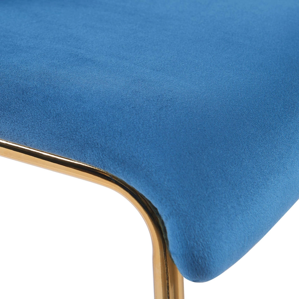 Barhocker Hoover Samt 4-FuЯ Gold