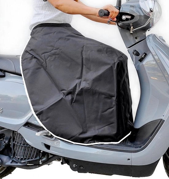 Schort elettrico per scooter, coperta di pelliccia a forma di degenza, impermeabile e resistente al vento, copertura per scooter invernale, protezione per gambe e pioggia, universale per scooter.