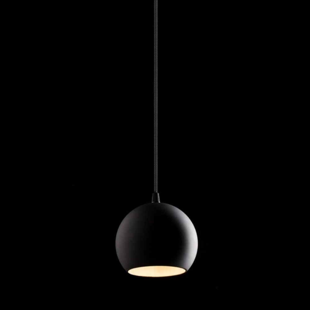 Lampadario COPA a sospensione nero vetro 230V E27 28W