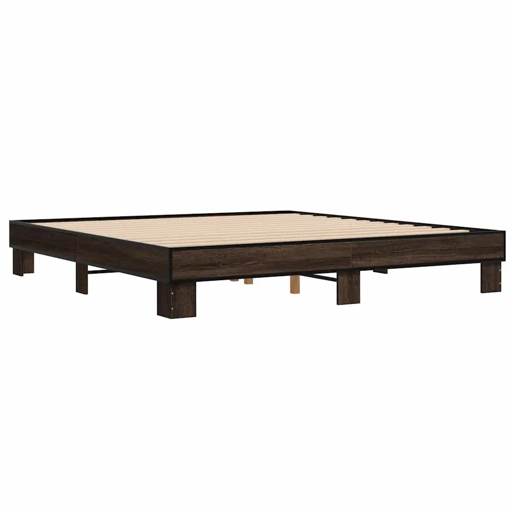 Giroletto Rovere Marrone 200x200cm in Legno Multistrato Metallo 3280221