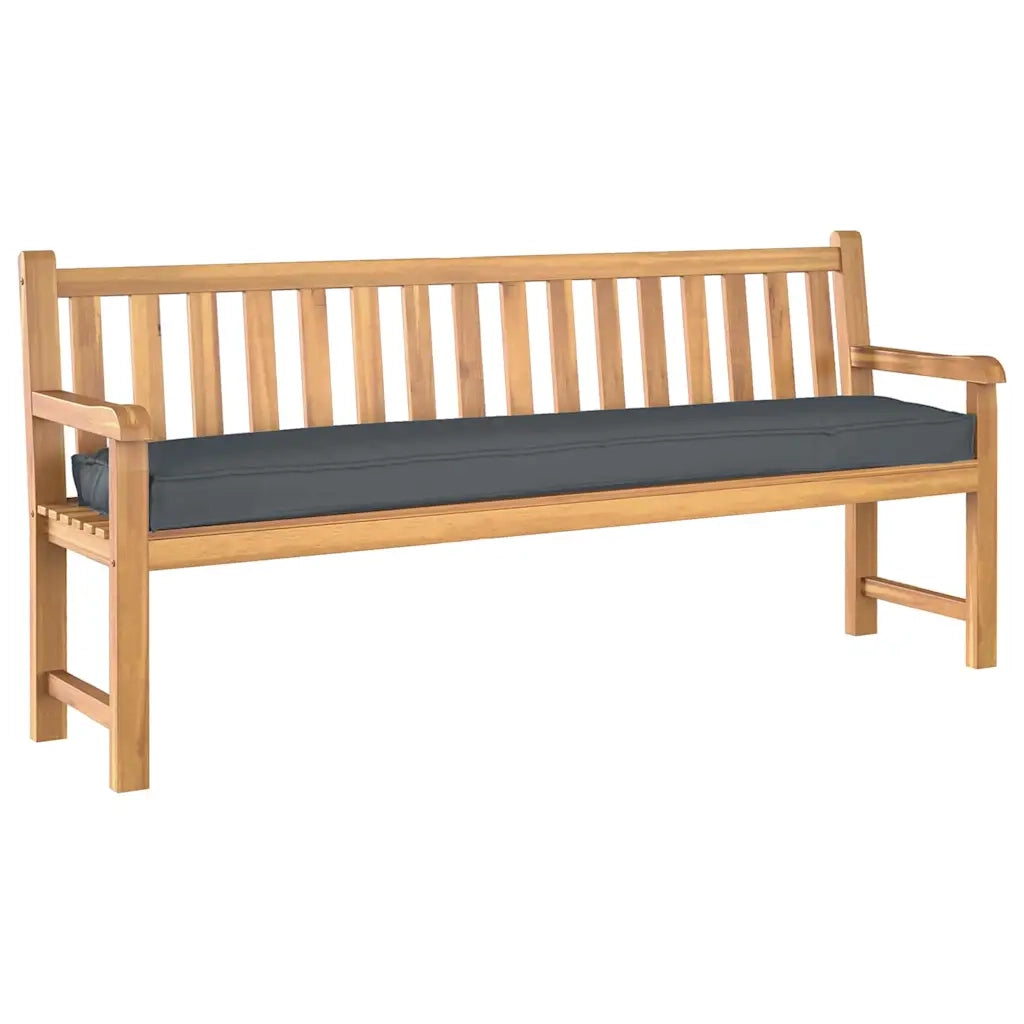 Cuscino per pallet Antracite 180 x 40 x 8 cm Tessuto Oxford 42001668