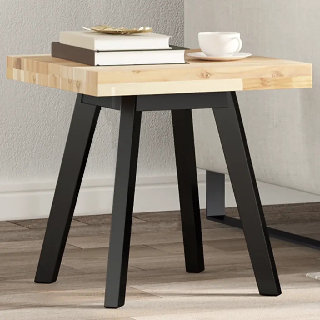 Piano Tavolo Quadrato 40x40x4 cm in Legno Massello di Acacia 4008712