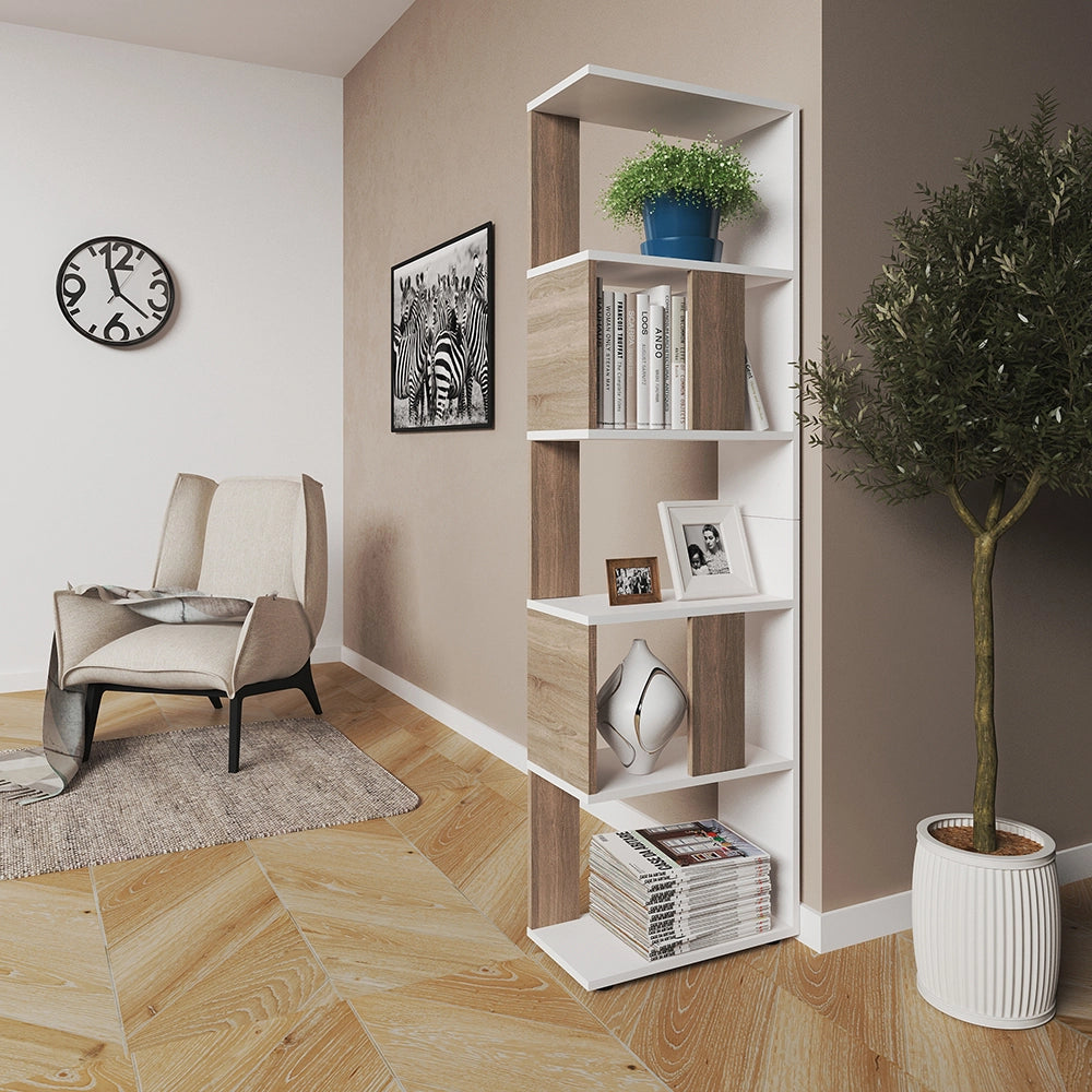 Vicco Divisorio per ambienti Sonoma/Bianco 45 x 162.6 cm