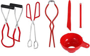 Set di essenziali per la preparazione di 6 insacchi - kit di base per la preparazione con iniettore, trebbiatore e rimuovitore di bolle d'aria.