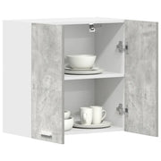 Pensile da Cucina Grigio Cemento 60x31x60 cm Legno Multistrato 861228