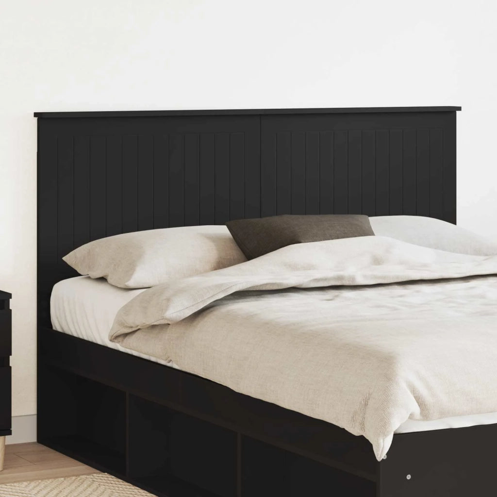 Testiera | Testata con Testiera | Testata Rovere Nero 150 cm Legno multistrato