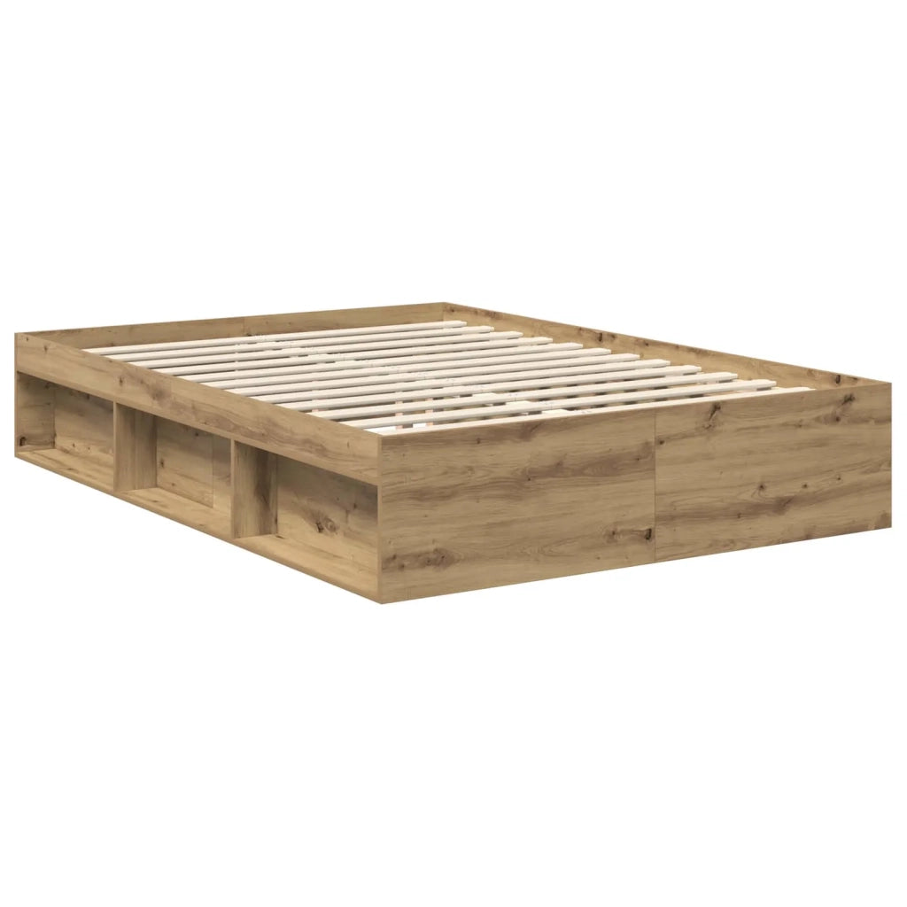 Struttura del letto Rovere Artigianale 135 x 190 cm 3411027