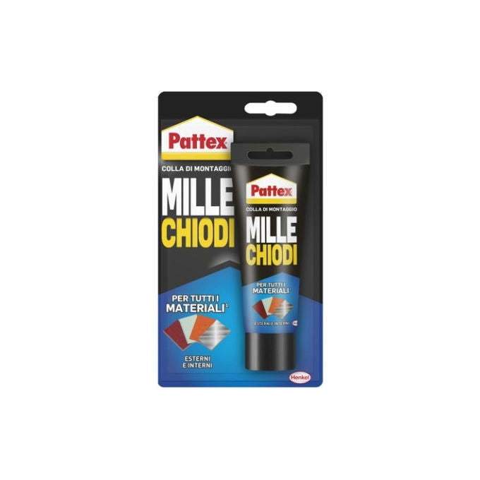 Pattex Millechiodi Resistente All'acqua Colla Montaggio Gel Polimeri 100 g