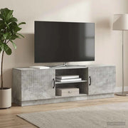 Mobile TV Grigio Cemento 150 x 31 x 47 cm Legno ingegnerizzato 895378