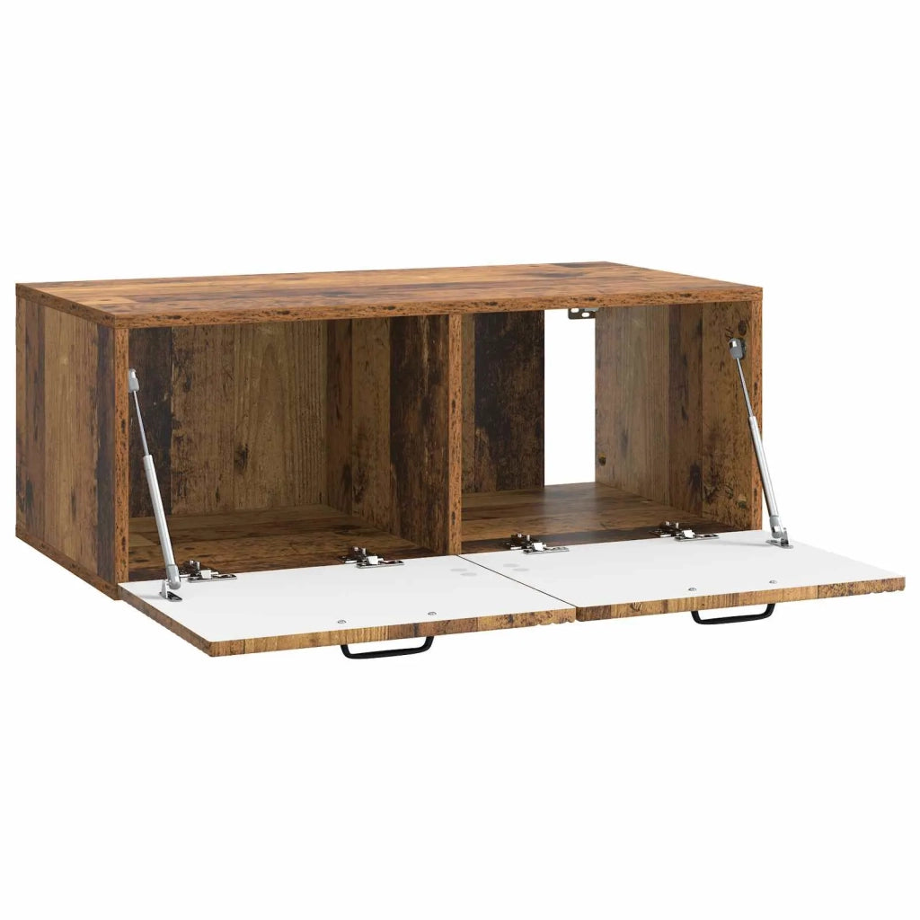 Mobile Porta TV da Muro Legno antico 78,5 x 41 x 30 cm