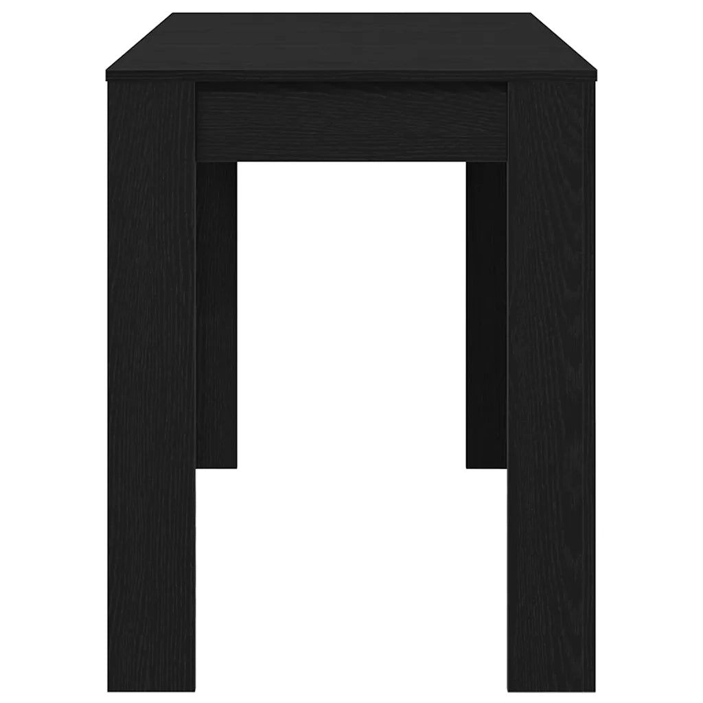 Tavolo da Pranzo Rovere Nero 120x60x76 cm Legno Multistrato