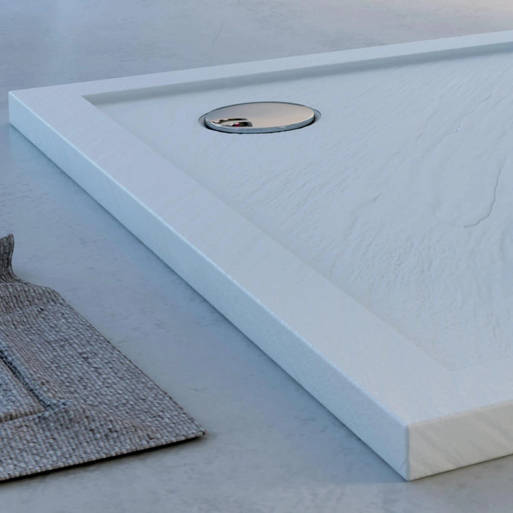 Piatto Doccia 100x100 cm in Acrilico Fosterberg Floret 2 Bianco