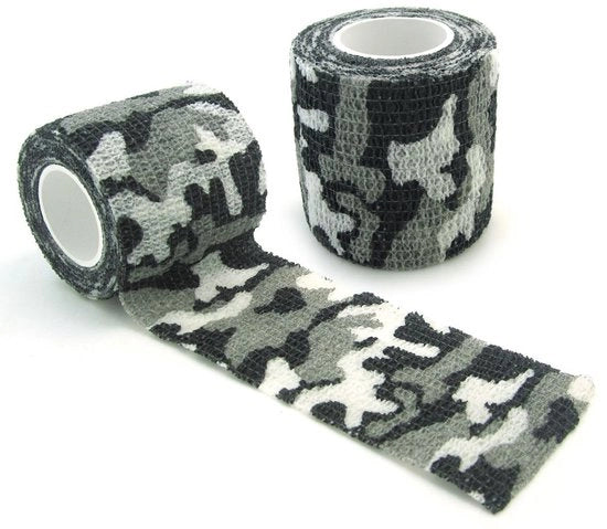 Nastro di Camuffamento Stealth - Adesivo Self-Sostenuto - Ideale per Caccia e Attività all'Aperto - 4,5M - Imbottito e Duraturo - Multifunzionale...
