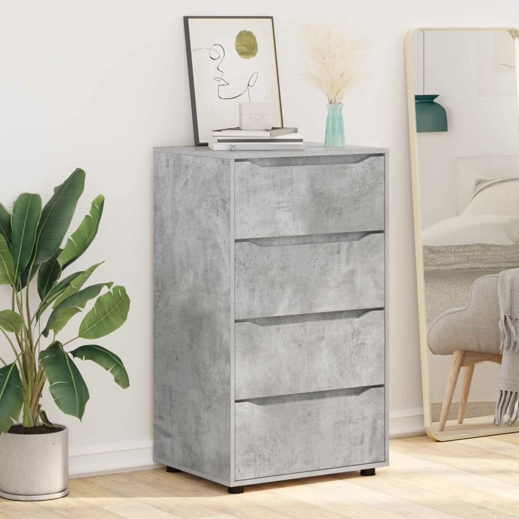 Armadi di Stoccaggio Grigio cemento 60 x 48 x 105 cm 3406238