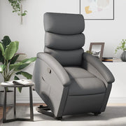 Poltrona Alzapersona Reclinabile Grigio in Similpellecod mxl 116429