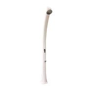 Colonna doccia solare in HDPE  soffione ultrapiatto Sphera Materiale: Plastica (HDPE), Colore: Bianca