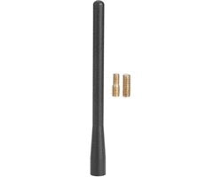 Antenna per Auto Alta Qualità in Alluminio - Antenna per Auto Corta - Antenna per Auto a Forma di Squalo - Adattatore per Antenna - Miglior Ricezione - Installazione Facile - Antenna per Camion