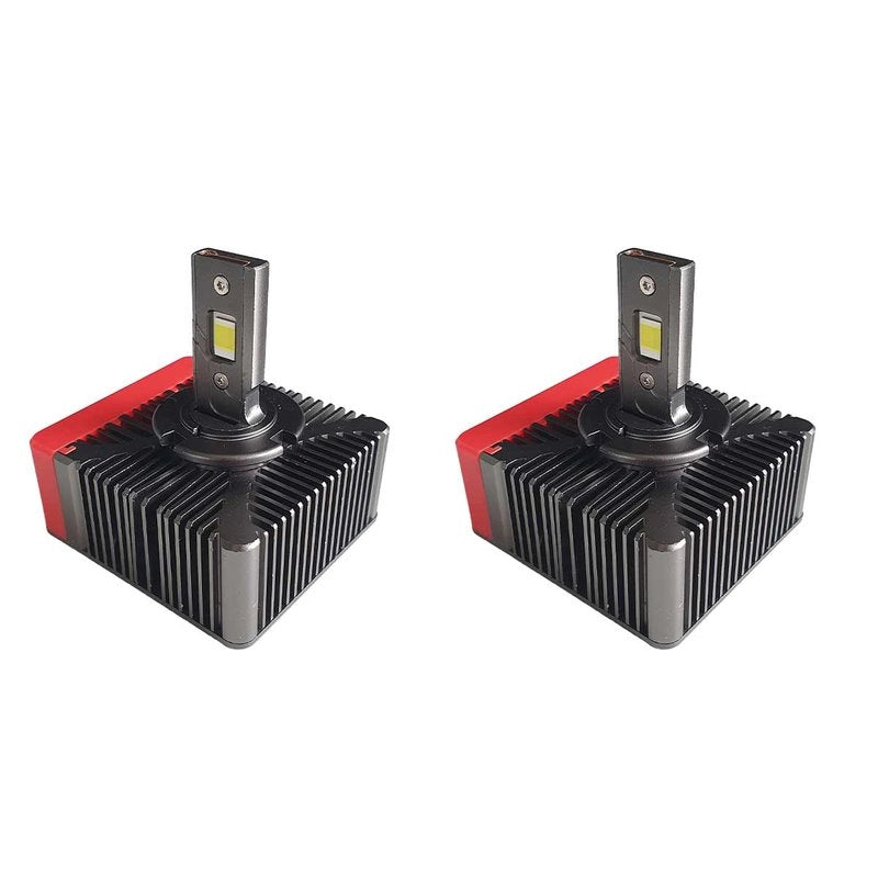 2 Pezzi Lampade LED D5S D5R 35W 12V 7000lm 6000K Plug Play Più Luminoso dello Xenon Originale