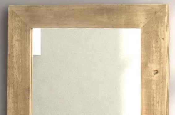 Specchiera in legno tinta naturale misure l.97x76