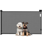 Barriera per Cani Retrattile 0-140 cm ¨C zephmum ¨C Nero