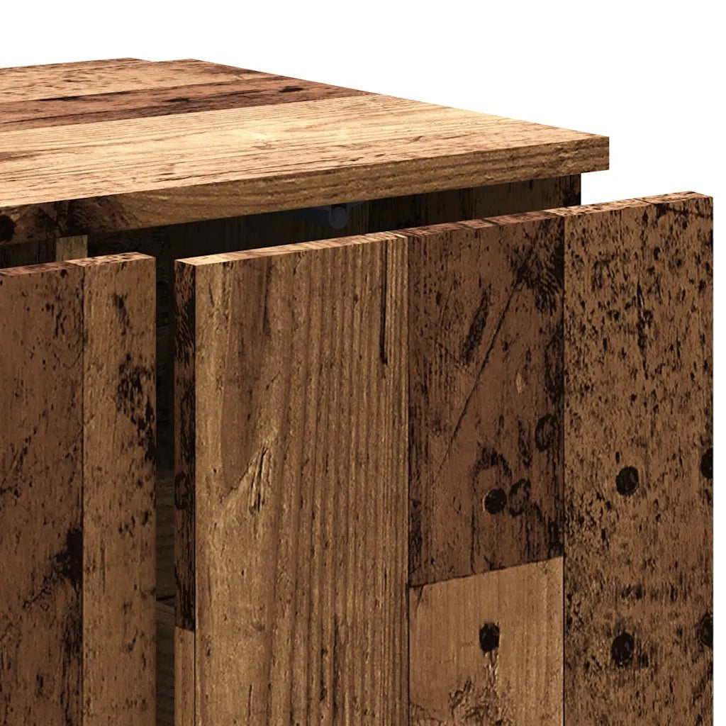 Mobile Porta TV Legno Vecchio 80x34x30 cm in Legno Multistrato