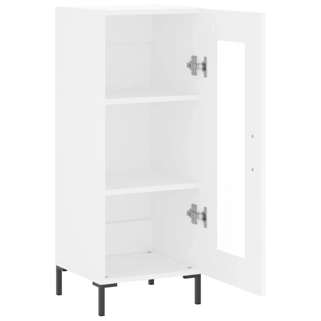 Buffet credenza cassettiera mobiletto mobile contenitore organizer per cucina soggiorno salotto 34,5 x 34 x 90 cm legno ingegnerizzato bianco 02_0030241