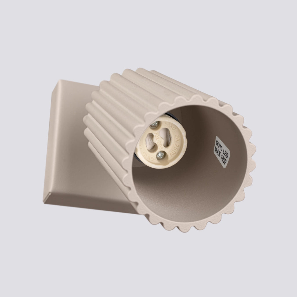 Applique moderna taupe orientabile GU10 GRAVIO Pure Lume