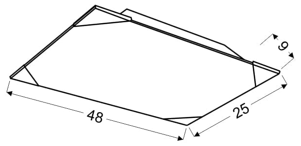 Plafoniera Candellux Aston 10-05526 grigia 48cm E27