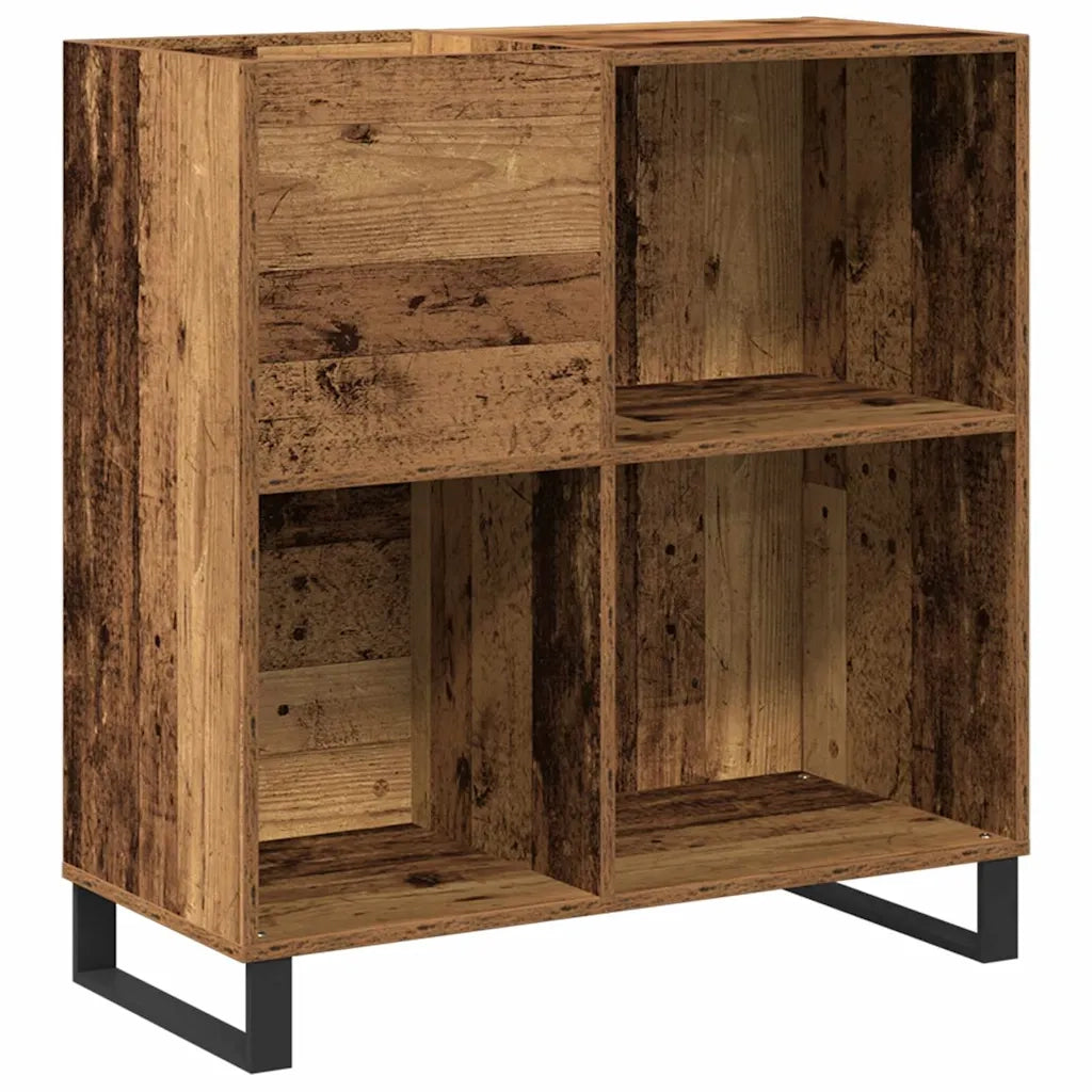 Mobile porta vinili Legno vecchio 84,5 x 38 x 89 cm CFW3621325