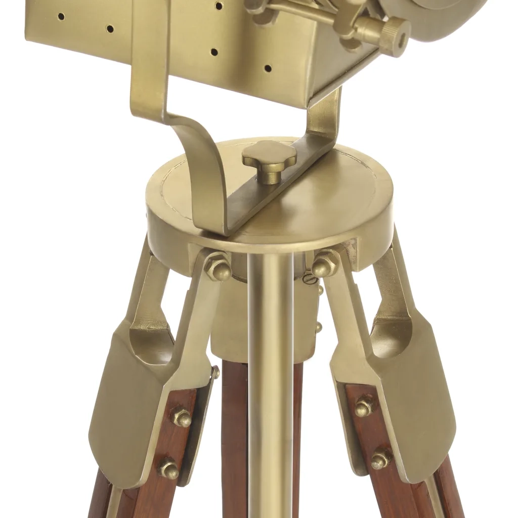Lampada da Terra a Treppiede Legno Massello di Mango 193 cm CFW3022619