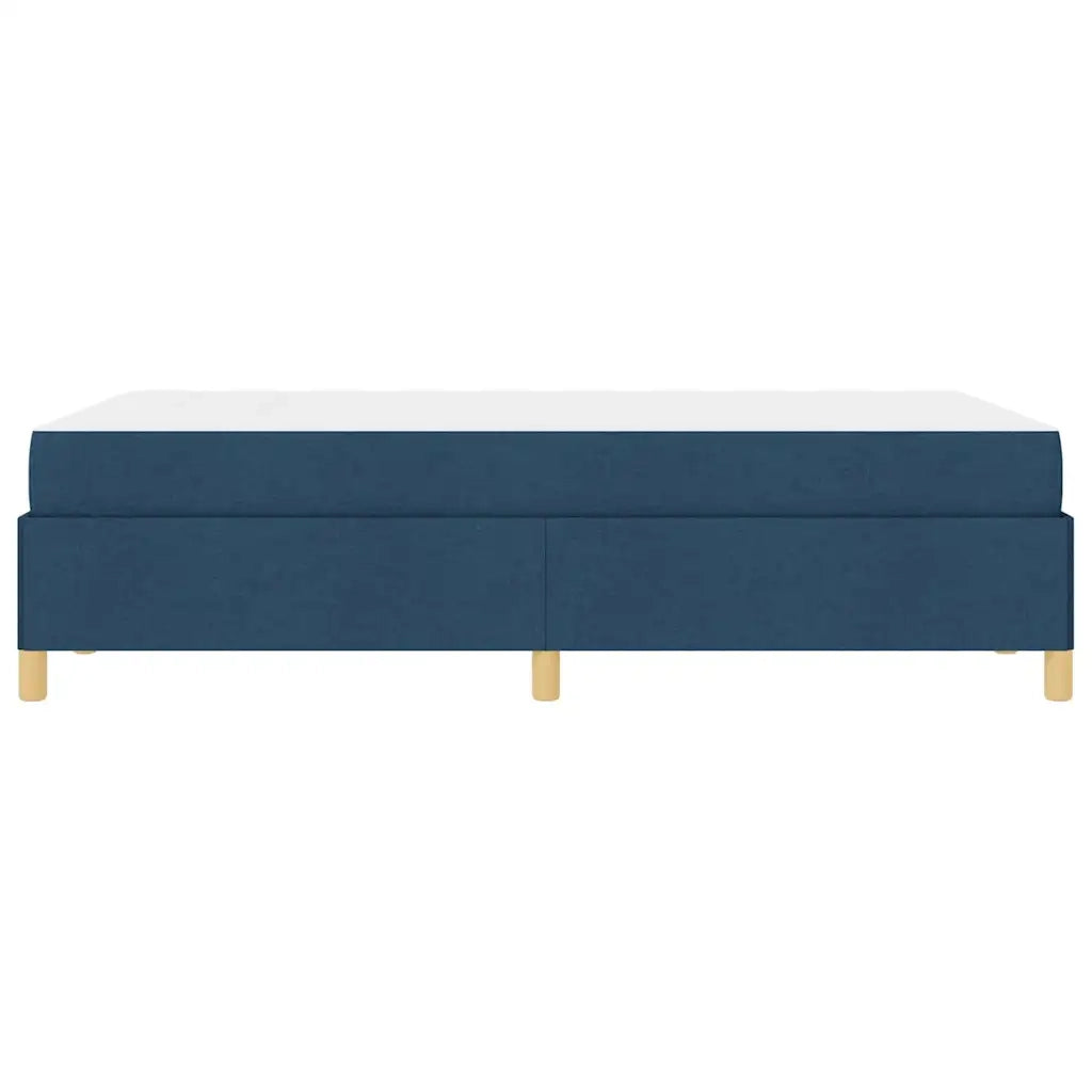 Struttura del letto con materasso Blu 120 x 190 cm Tessuto 3398926