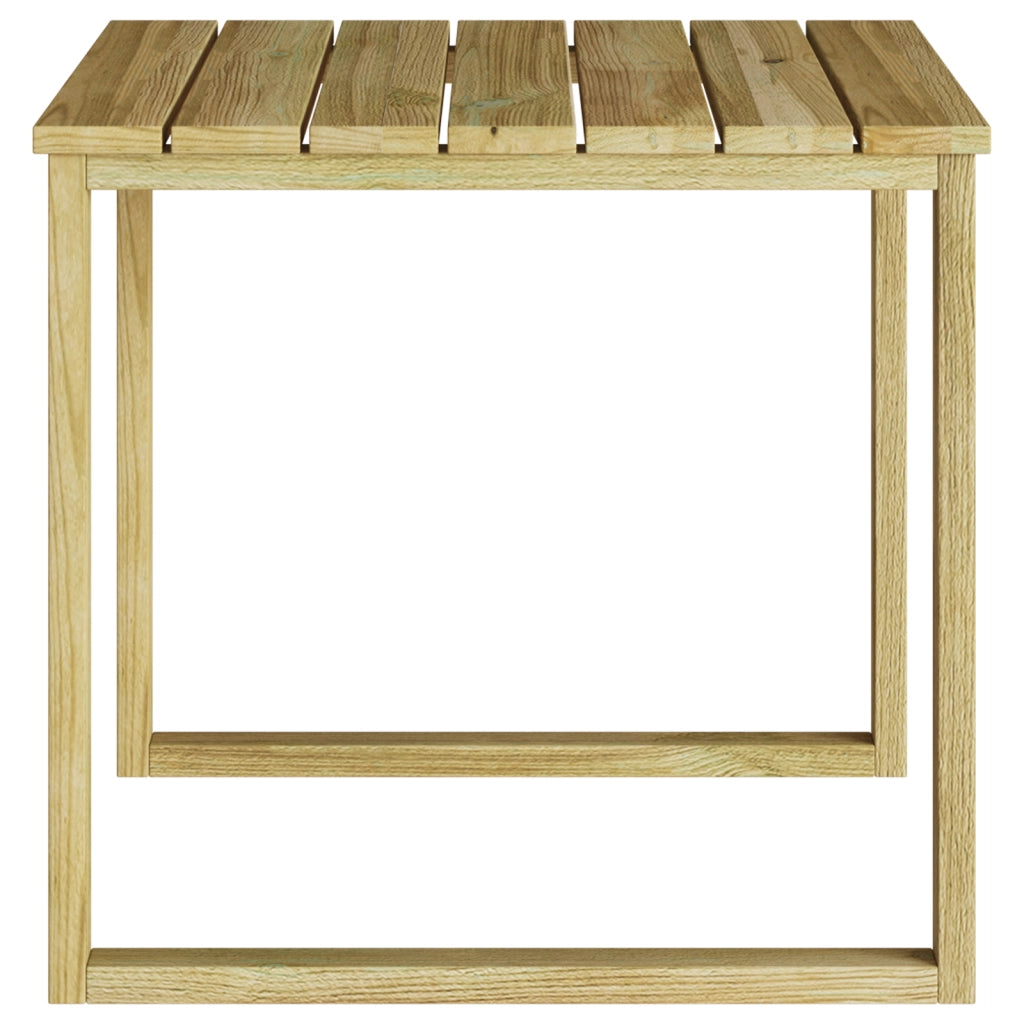 Tavolo da lettino 50.5x50.5x46 cm in legno di pino impregnato