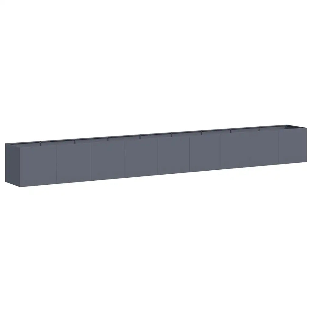 Fioriera Antracite 360x40x40 cm in Acciaio Laminato a Freddo 860698