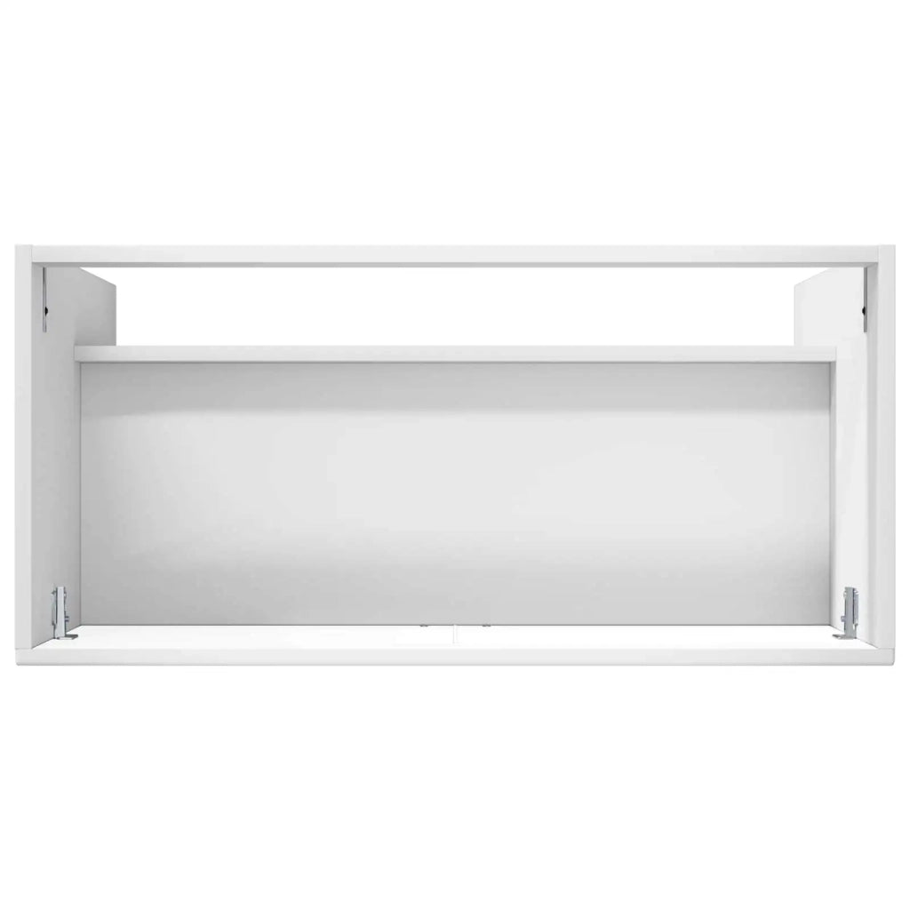 Mobiletto da bagno sotto il lavello Bianco Lucido 890078