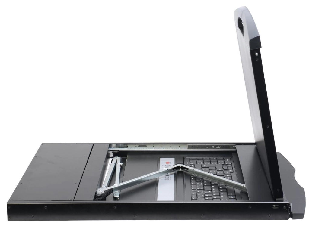 Console KVM Switch 8 Porte USB/PS2 con LCD 19'' da Rack 19'' Dual Rail