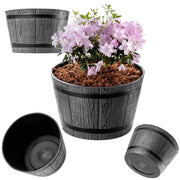 Vaso da fiori KADAX, vaso da giardino rotondo in plastica, 30 cm