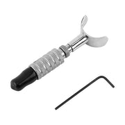 Strumento per la lavorazione della pelle con manico regolabile - RVS - Antiscivolo - Manico ergonomico - Di alta qualità - Gereedschap per lavorazione della pelle