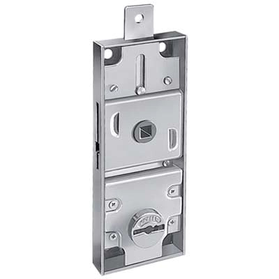 SERRATURA BASCULANTE APPLICARE 8651 PREFER  DM+Q8 I.MM 67 C.DRITTO