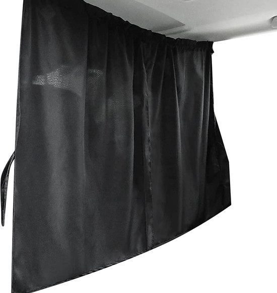 Scheidingsgordijn grande nero per privacy, oscuramento e decorazione finestra per camper T5 e T6, 190 x 120 cm