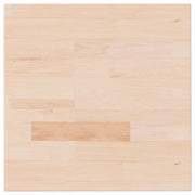 Piano Tavolo Quadrato 40x40x4 cm Massello Rovere Non Trattato 342942