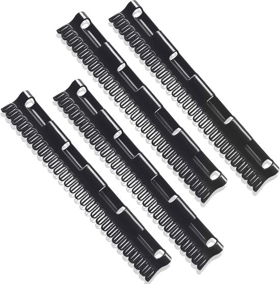Droger per calze, 4-pack, asciugacapelli a vento, hanger in plastica per calze, sottovesti, piccoli capi, nero