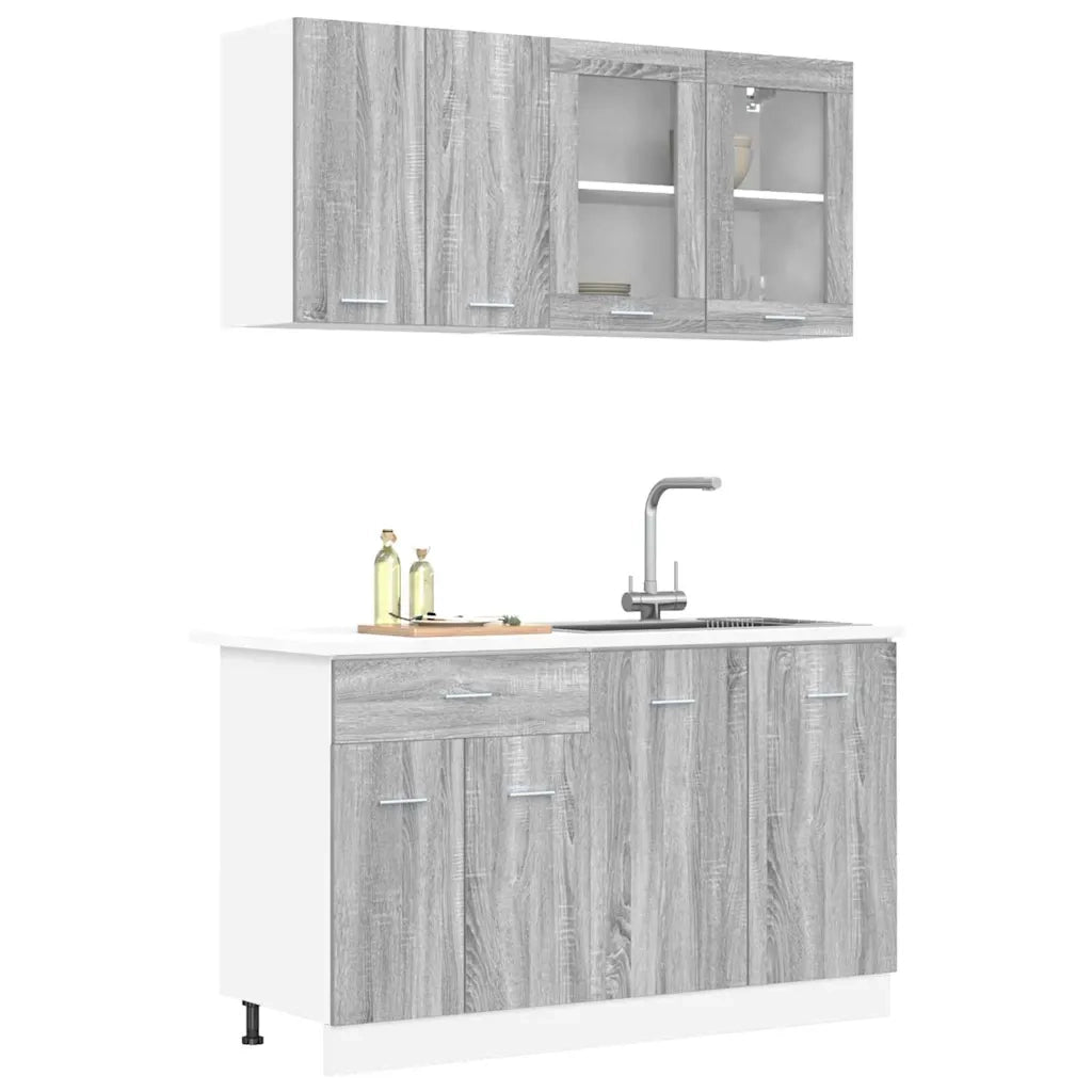 Set mobili da cucina con cassetto Lyon 4 pcs Grigio sonoma 3388346