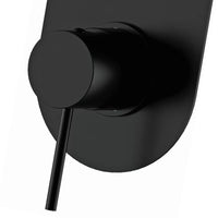 Miscelatore incasso doccia con deviatore a tre vie e tre posizioni nero opaco serie X Style