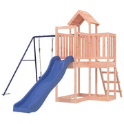 Altalena parco giochi da esterno scivolo altalena robusta giochi da giardino 286 x 378 x 214 cm legno massello di abete Douglas 02_0004718
