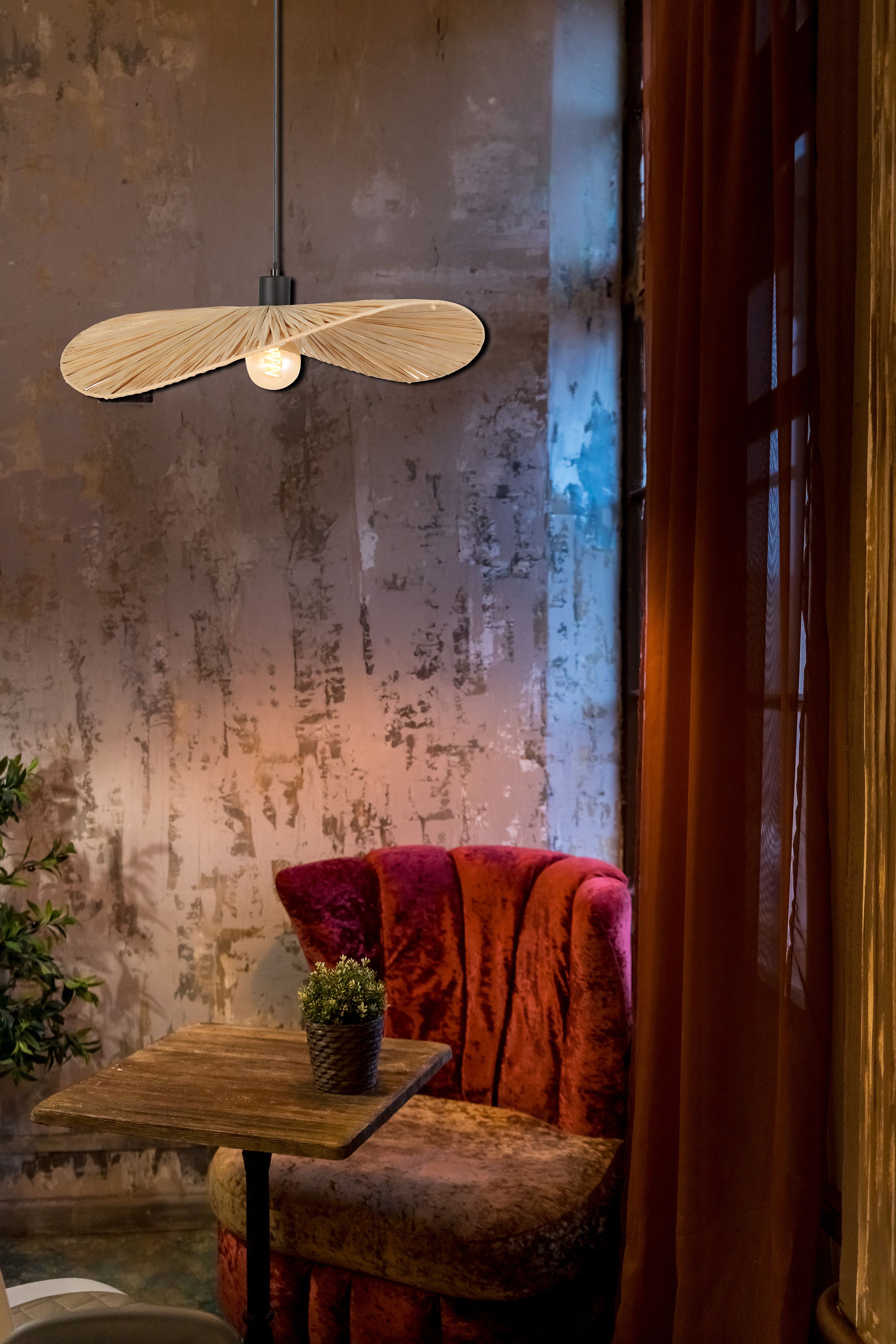 Lampada APP1826-1CP Nature Black