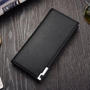 Portafoglio uomo multifunzione con clip per denaro, nero, 19,5 * 9,5 * 1,5 CM