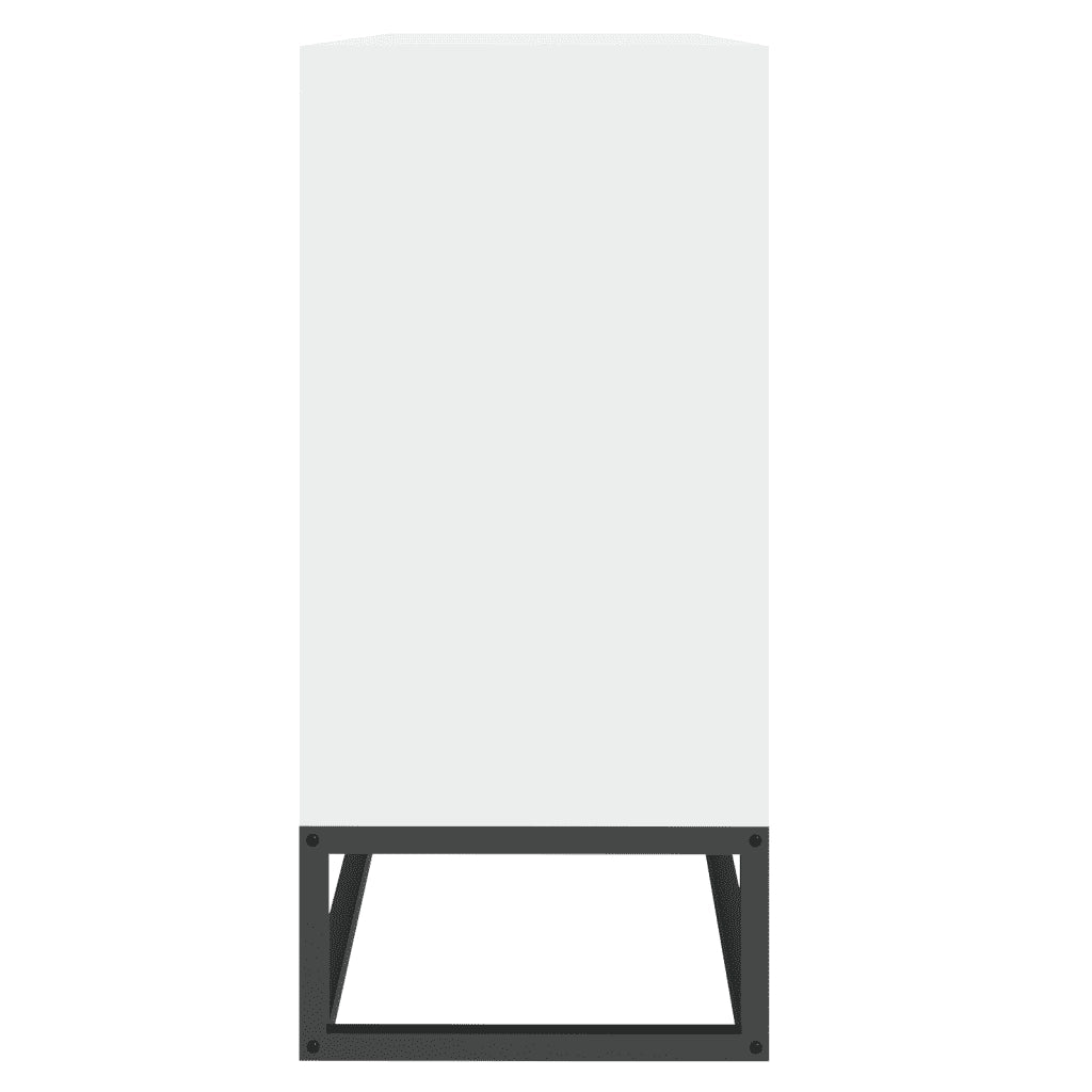 Credenza-Buffet-Armadio da cucina Bianca 105x30x65 cm in Legno Multistrato 909734