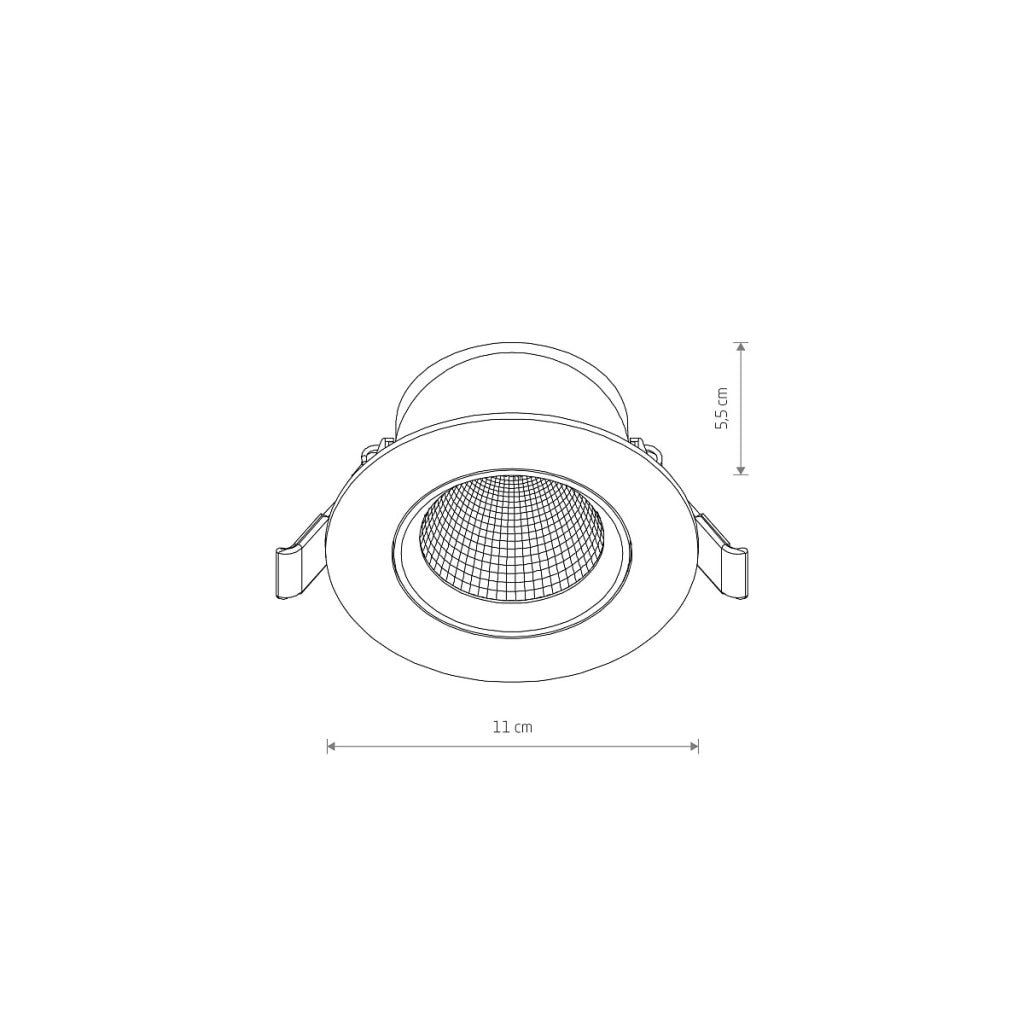 Faretto incasso Nowodvorski EGINA bianco LED 10W 700lm 3000K