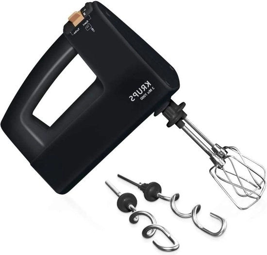 Mixer per Mano 3 Fasi 7000 Edizione 60 Anni 500W Manubrio Ergonomico - Controllo Velocità - Whisk e Kneading - Nero/Coppo - Prezzo Migliore